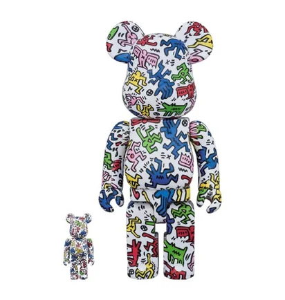 Medicom 100% + 400% Keith Haring Be@rbrick Toy