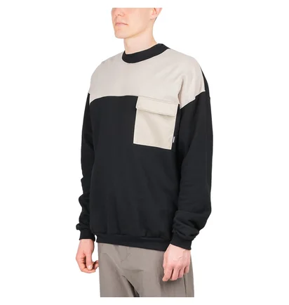 Neighborhood Yoke /C-Crewneck (Schwarz / Cream)