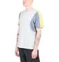 New Balance Athletics Color Block T-Shirt (Blau / Gelb)