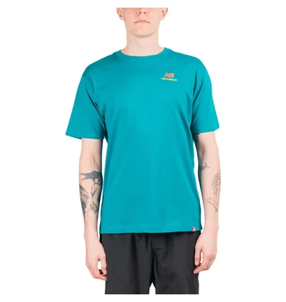 New Balance Essentials Embroidered T-Shirt (Türkis)