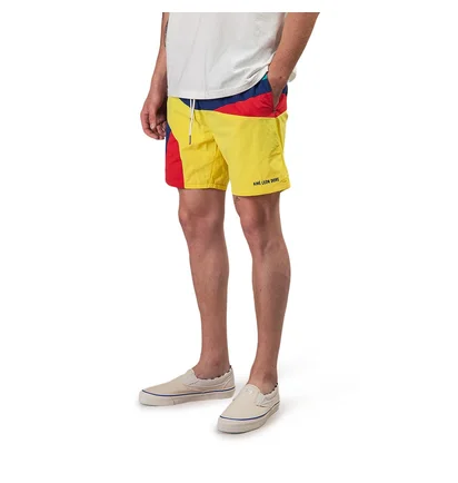 Aimé Leon Dore Color Blocked Swim Trunks (Blau)
