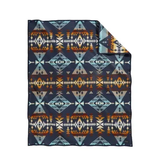 Pendleton Blanket Robe Diamond Peak (Navy / Multi)