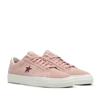 Converse One Star Pro Vintage Suede (Rosa / Weiß)