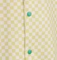 Brain Dead Micro Check Short Sleeve Snap Shirt (Gelb / Weiß / Grün)