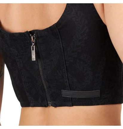 Daily Paper Black Braids Lina Top (Schwarz)