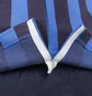 Aimé Leon Dore Vertical Striped Rugby Polo (Navy / Blau)