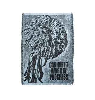 Carhartt WIP Chrysanthemum Woven Blanket (Blau)