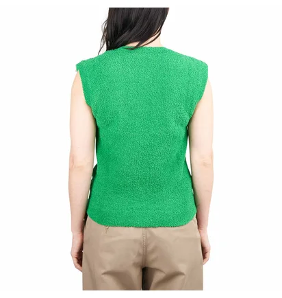 adidas Knit Vest (Grün / Weiß)