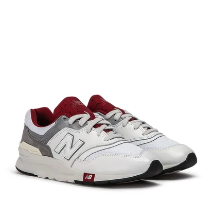 New Balance CM997 HGA (Weiß / Rot)