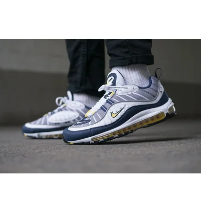 Nike Air Max 98 OG (Weiß / Gelb / Navy)