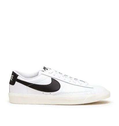 Nike Blazer Low Leather (Weiß / Schwarz)