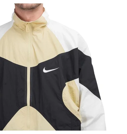 Nike NSW Re-Issue Woven Jacket (Beige / Schwarz / Weiß)