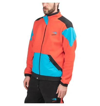 The North Face 90 Extreme Fleece Jacket (Rot / Blau)