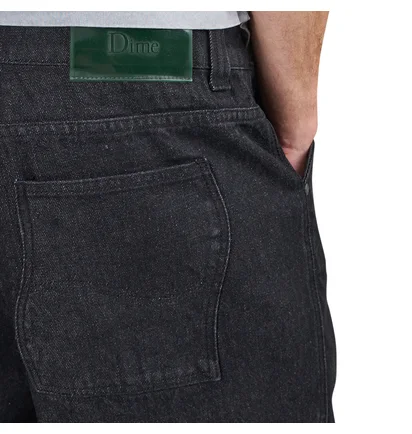 Dime Relaxed Denim Pants (Schwarz)