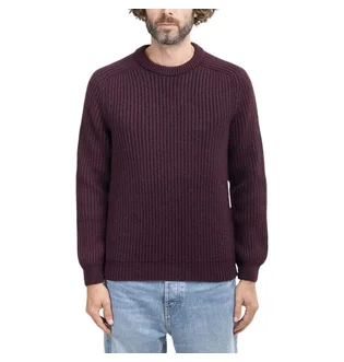 Edwin Roni Crew Sweater (Pflaume)