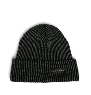 Raised by Wolves Vertical Stripe Watch Cap (Schwarz / Grau)