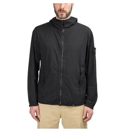 Stone Island Skin Touch Nylon-TC Packable Jacket (Schwarz)