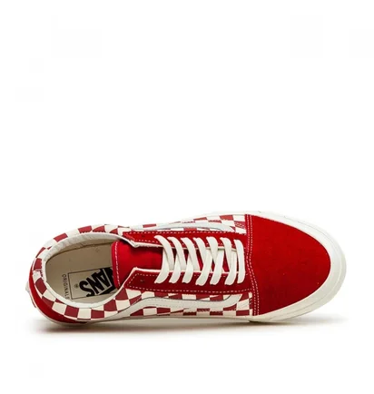 Vans Vault UA OG Old Skool LX (Rot / Checkerboard)