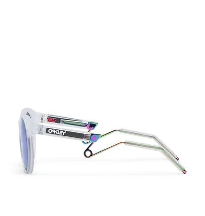 Oakley HSTN Metal Sonnenbrille (Clear / Violett)