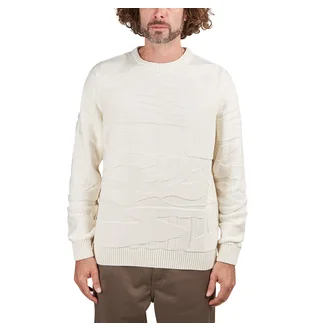 by Parra Landscaped Knitted Pullover (Creme)