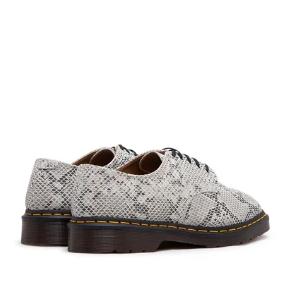 Dr. Martens 2046 Python Print Suede (Beige / Schwarz)