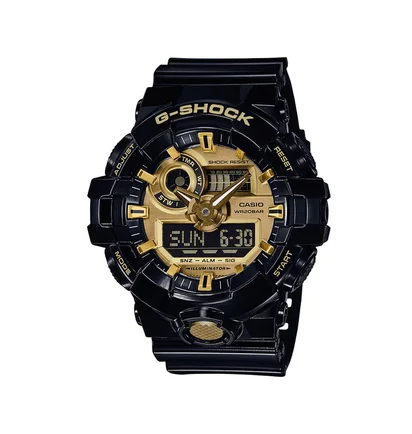 Casio G-Shock GA-710GB-1AER (Schwarz / Gold)
