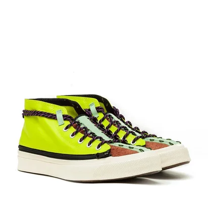 Converse Deck Star Zip Mid (Neongrün / Multi)