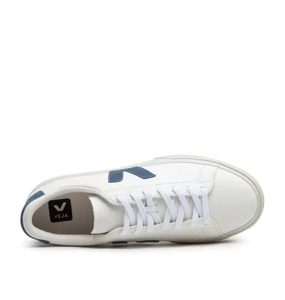 Veja Campo Chromefree Leather (Weiß / Blau)