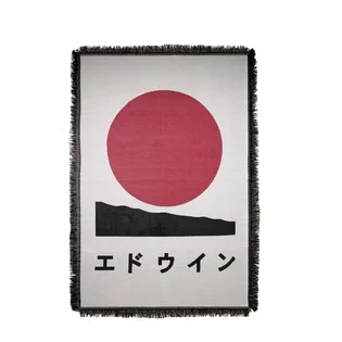 Edwin Blanket (Weiß / Schwarz / Rot)