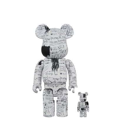Medicom 100% + 400% Basquiat #3 Be@rbrick Toy