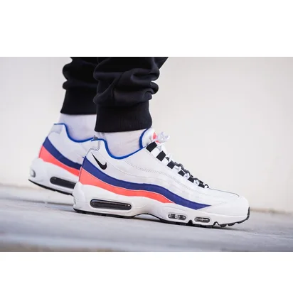 Nike Air Max 95 'Essential' (Weiß / Rot / Dunkelblau)