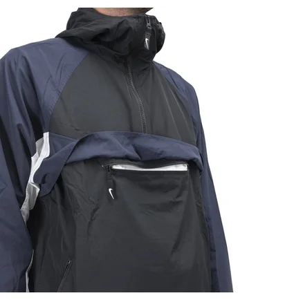 Nike Hooded Woven Jacket (Schwarz / Navy)