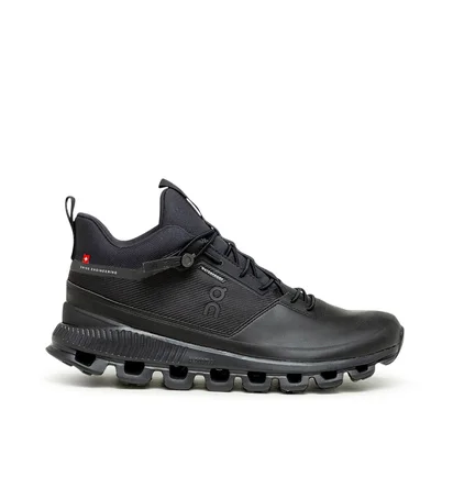 On Running WMNS Cloud Hi Waterproof (Schwarz)