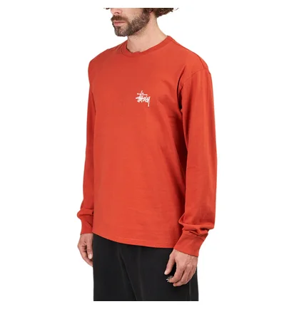 Stüssy Basic Longsleeve (Rot)