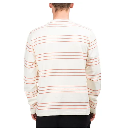 Stüssy Trinity Stripe Crew Longsleeve (Natural)