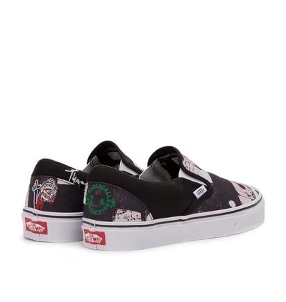 Vans x A Tribe Called Quest UA Classic Slip-On 'ATCQ' Track (Schwarz / Weiß)