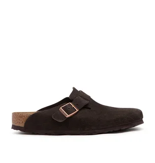 Birkenstock Boston Soft Footbed Suede Leather (Braun)
