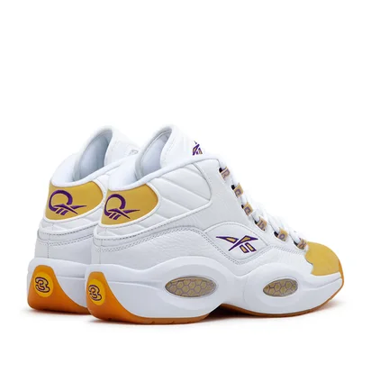 Reebok Question Mid (Weiß / Gelb)