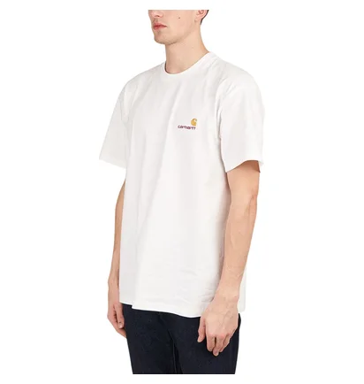 Carhartt WIP S/S American Script T-Shirt (Weiß)