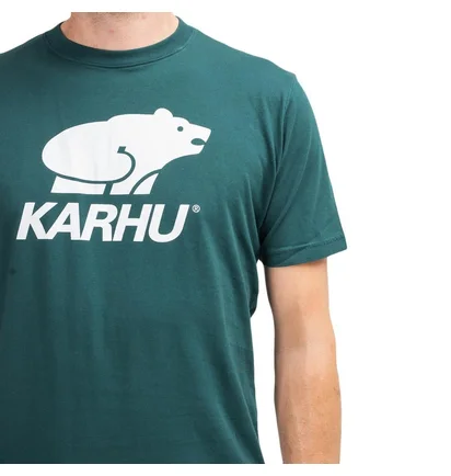 Karhu Basic Logo T-Shirt (Grün / Weiss)