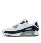 Nike Air Max 90 (Weiß / Grau / Dunkelnavy)