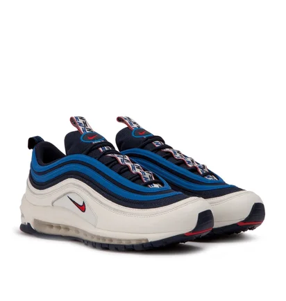 Nike Air Max 97 SE (Dunkelbalu / Rot / Weiß)