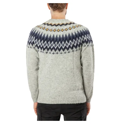 Norse Projects Birnir Fairisle (Hellgrau Meliert)