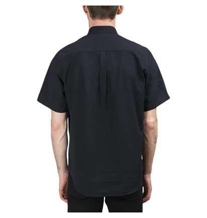 Norse Projects Osvald Seersucker Shirt (Navy)