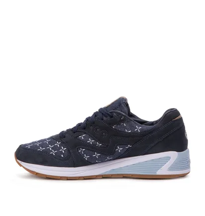 Saucony x UP THERE GRID 8000 'SASHIKO' (Navy)