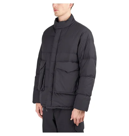 Snow Peak Recycled Nylon Ripstop Down Jacket (Schwarz)