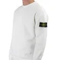 Stone Island Fleece Sweat Shirt (Weiß)