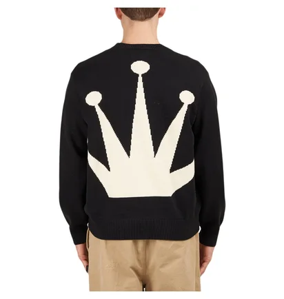 Stüssy Bent Crown Sweater (Schwarz)