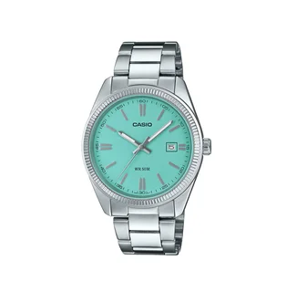 Casio MTP-1302PD-2A2VEF (Silber/Türkis)