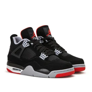 Air Jordan 4 Retro 'Black Cement' (Schwarz / Rot)